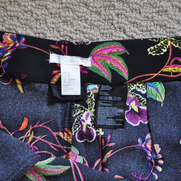 H&M Wide Leg Floral Pants - Picture 10 of 10